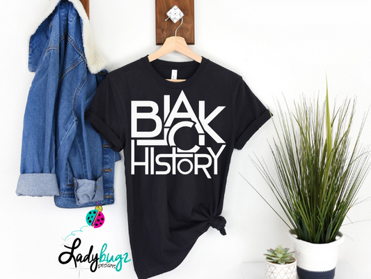 Black History (white print)