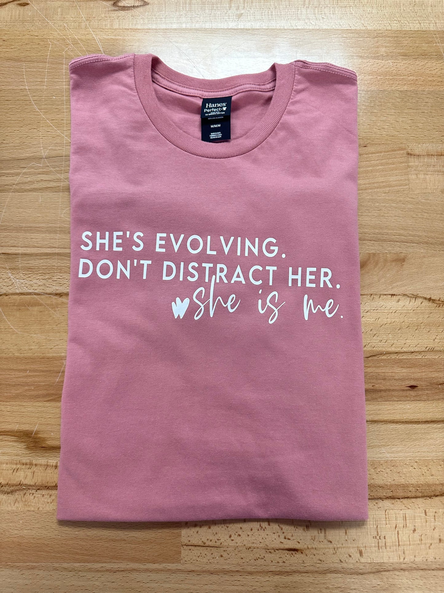 She’s Evolving Don’t Distract Her.