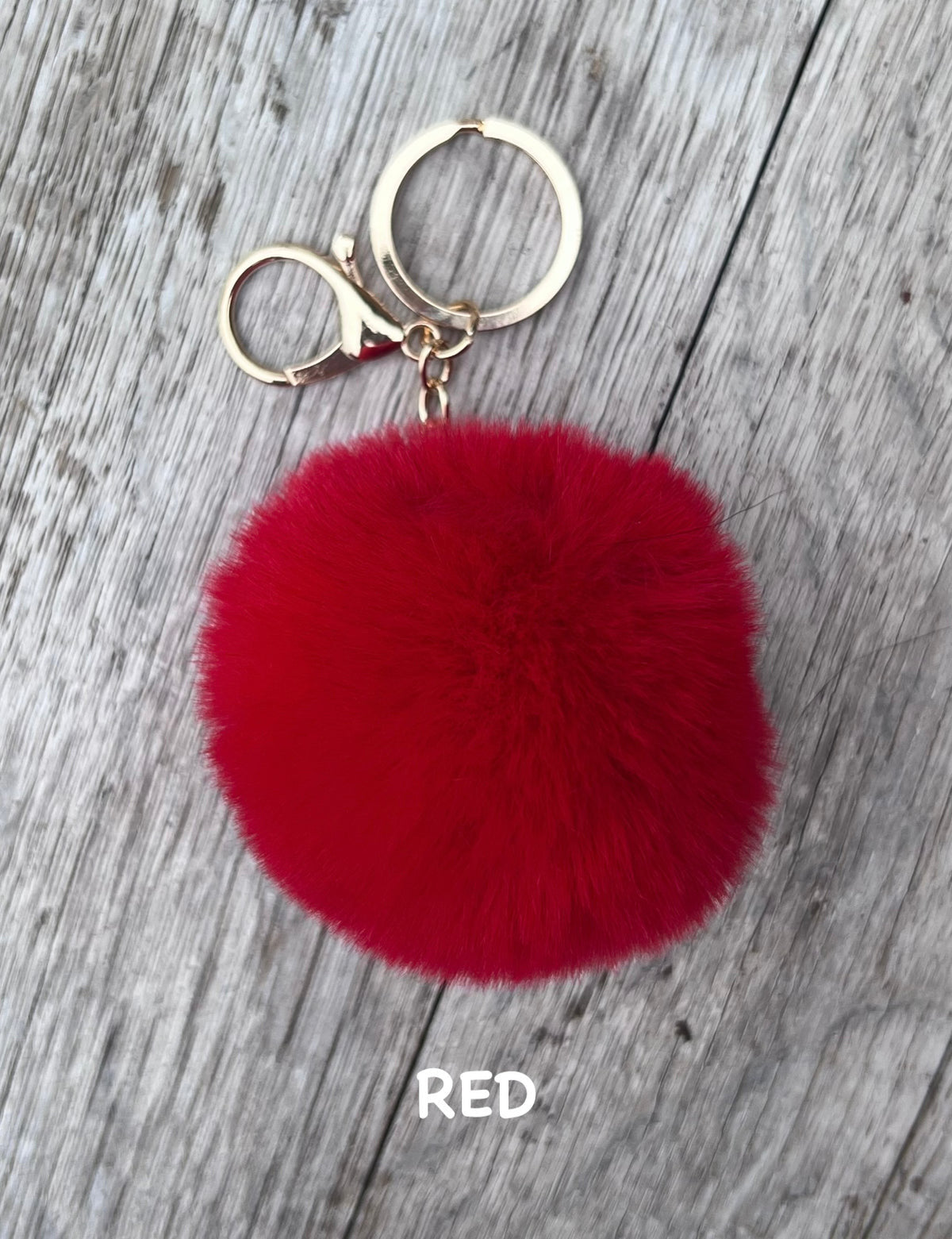 Faux Fur Pom for Wristlets