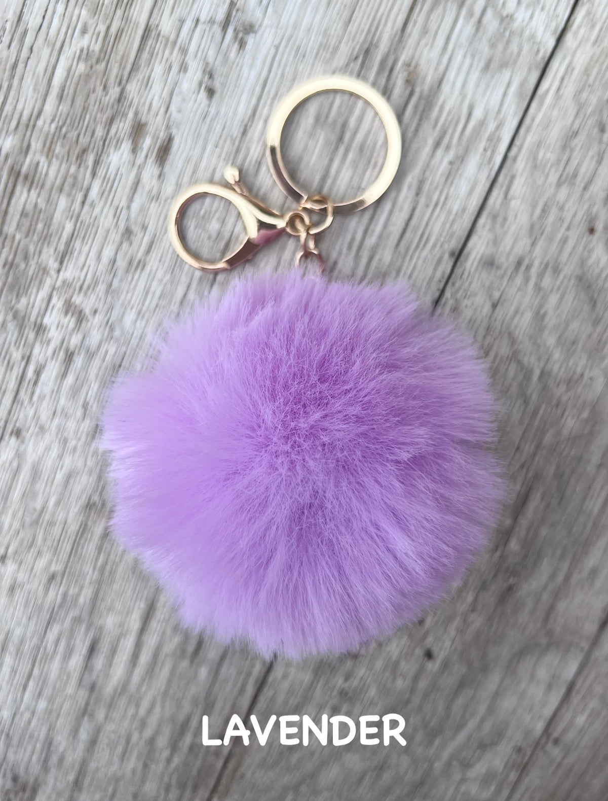 Faux Fur Pom for Wristlets