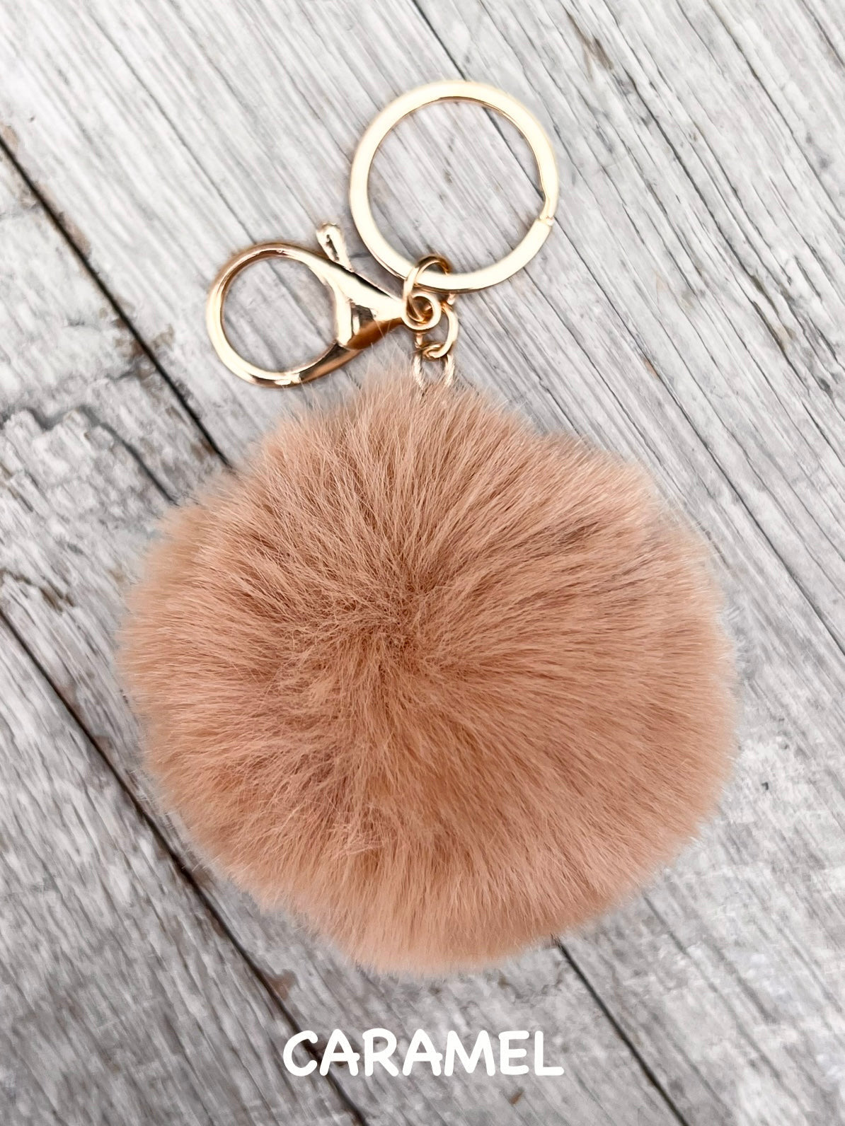 Faux Fur Pom for Wristlets