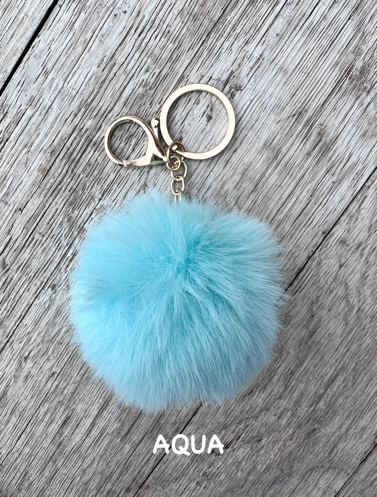 Faux Fur Pom for Wristlets