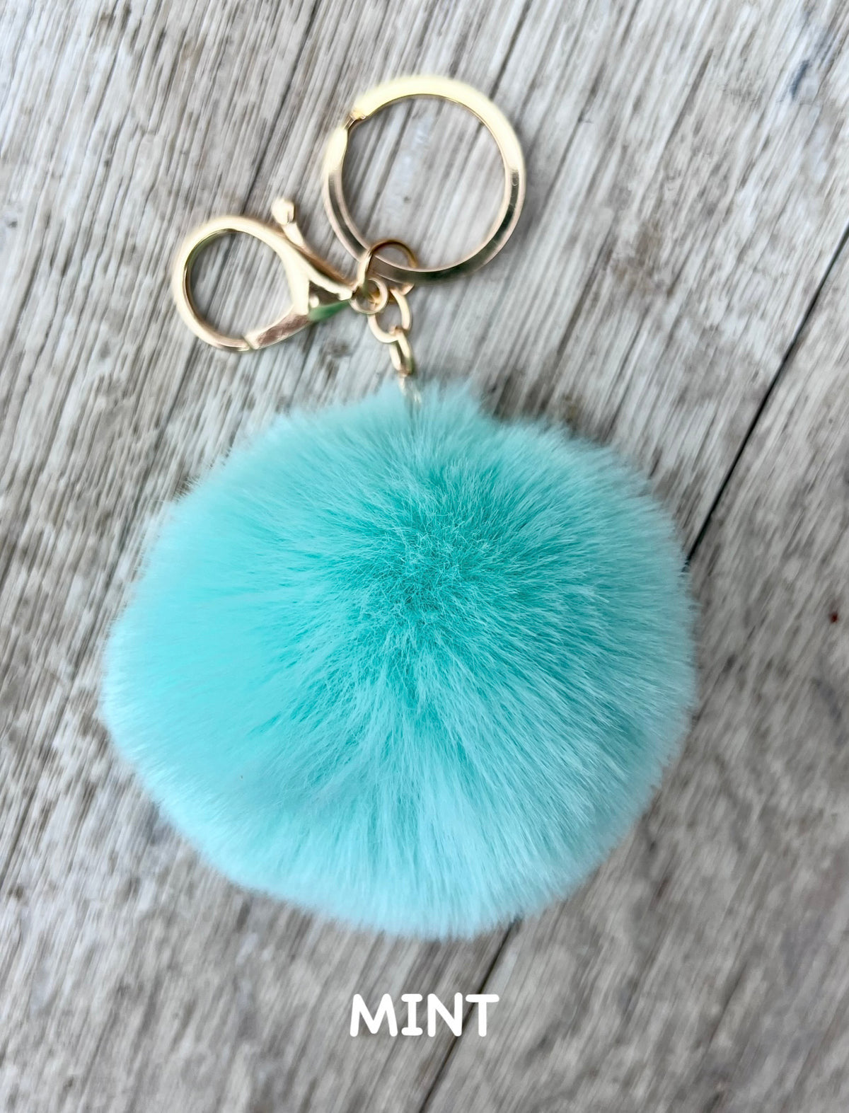 Faux Fur Pom for Wristlets